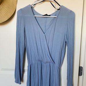 forever21 blue romper